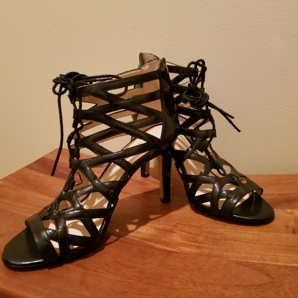 NEW Stunning Black Leather Nine West